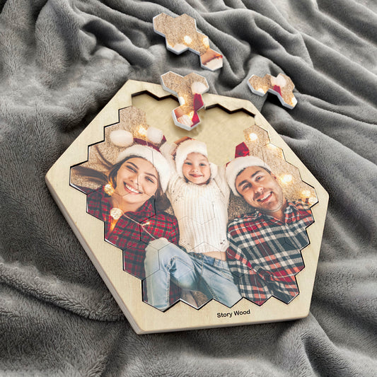 story wood gift Gift wooden woodenphotoblock  block design art picture gift xmas mother`s day father`s day home decor