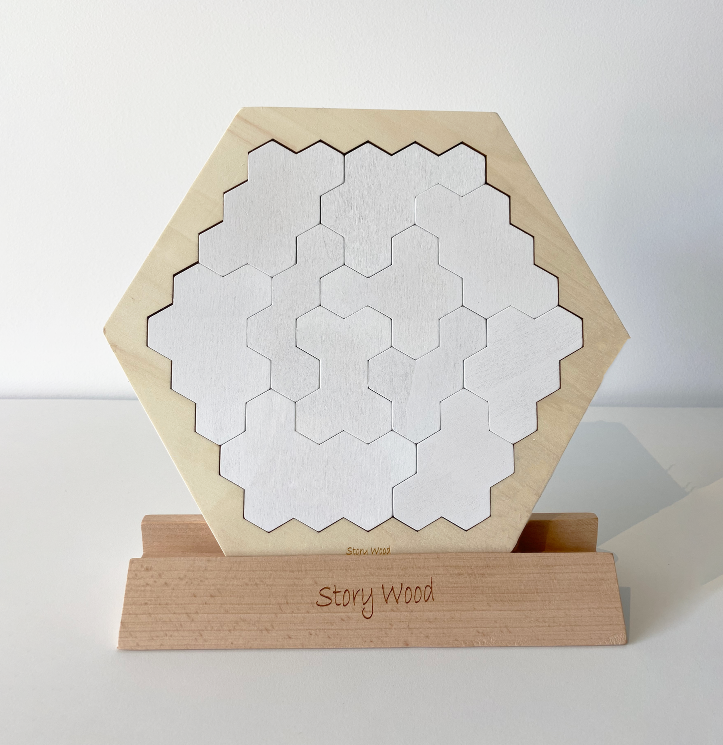 Wooden Hexagon Puzzle